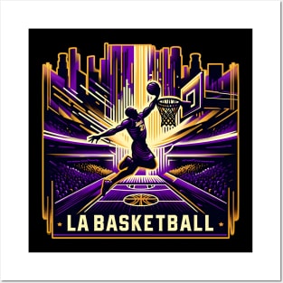 LA - NBA and Lakers Tribute Posters and Art